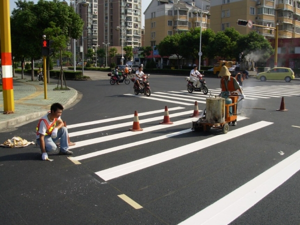 广州道路斑马线