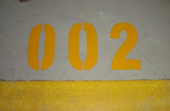 停车场编号牌