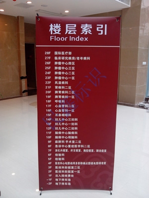 楼层索引喷画